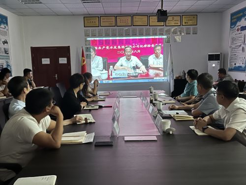 【河海水文】水發(fā)水控集團(tuán)黨委委員、紀(jì)委書記王高升到河海公司全面從嚴(yán)治黨、黨風(fēng)廉政建設(shè)專題調(diào)研 (1).jpg